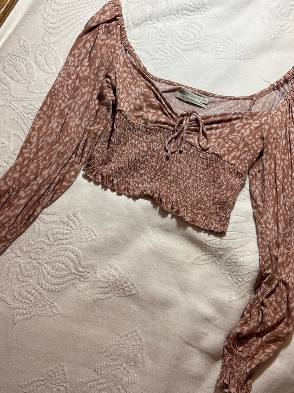 Urban Outfitters Pink Crop Top